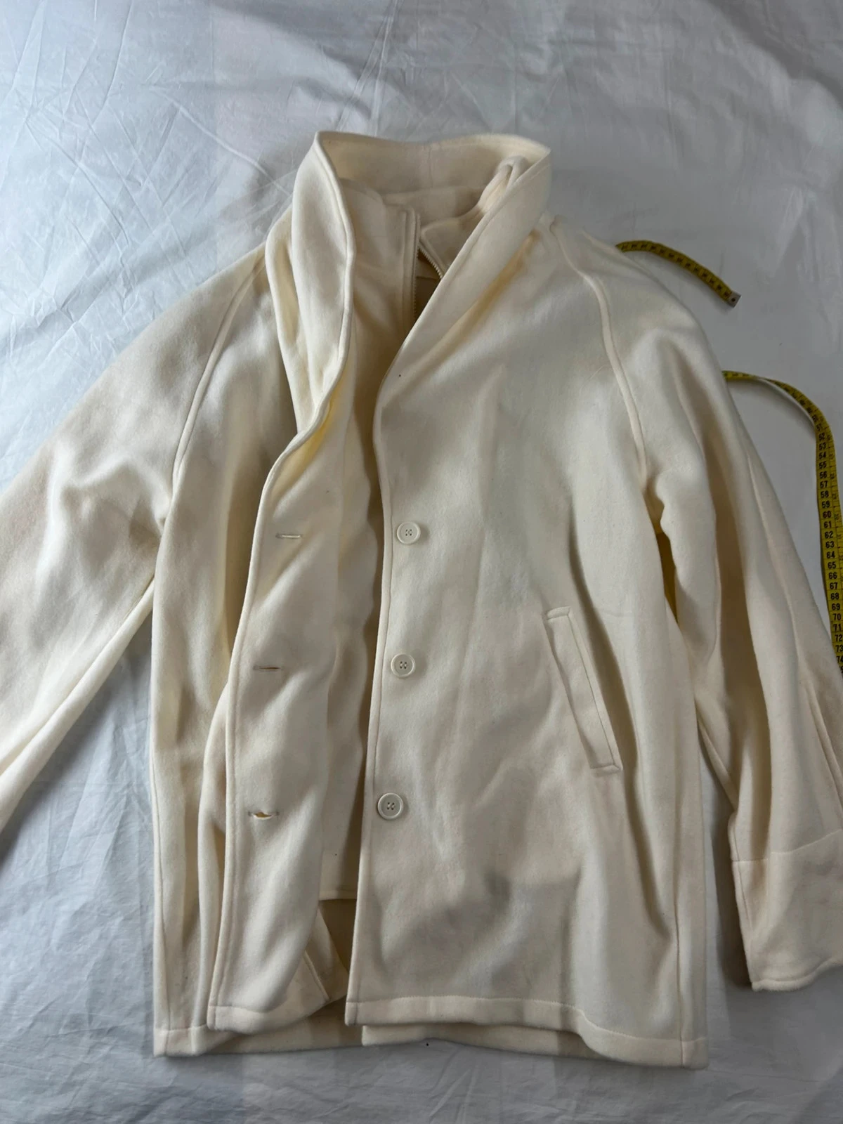 Wit crème Claire Neuville vintage overhemd – photo 2